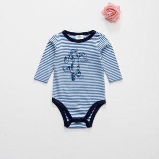 combed cotton baby rompers with cartoon printing