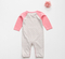 combed cotton baby rompers with cartoon printing