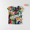 combed cotton kids t-shirt with digital printing