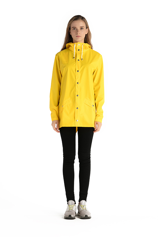 HIGH QUALITY FASHIONABLE PU RAINWEAR
