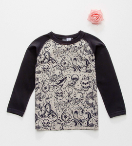 combed cotton kids t-shirt with digital printing
