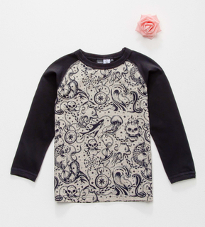 combed cotton kids t-shirt with digital printing