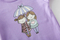 combed cotton baby rompers with cartoon printing